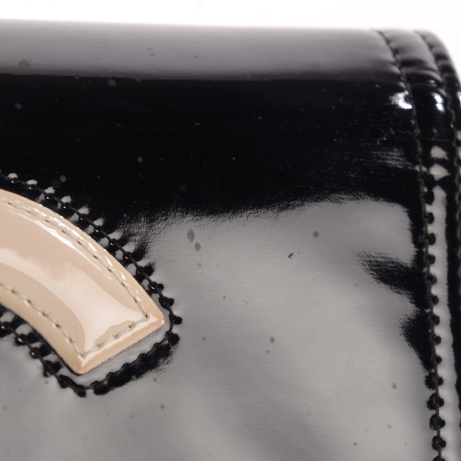 Chanel Vinyl Lipstick Wallet On Chain WOC Black 6 of 13