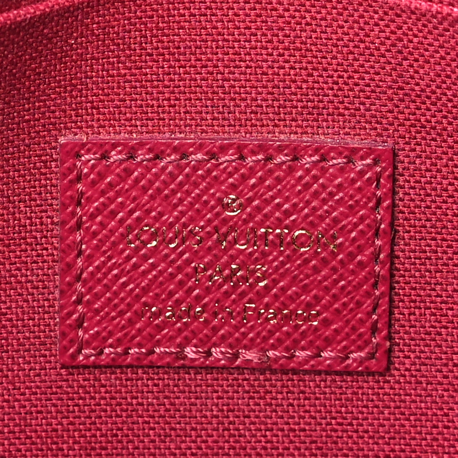 Louis Vuitton Monogram Pochette Felicie Chain Wallet Fuchsia 6 of 8