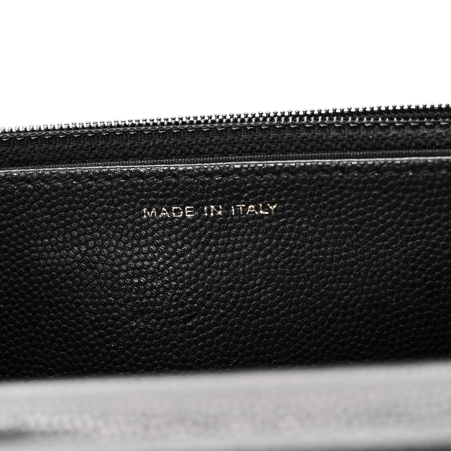 Caviar Camellia Embossed Wallet On Chain WOC Black
