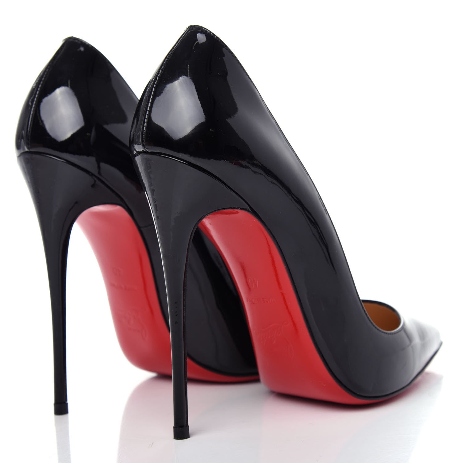 Christian Louboutin Patent So Kate 120 Pumps 40 Black 4 of 10