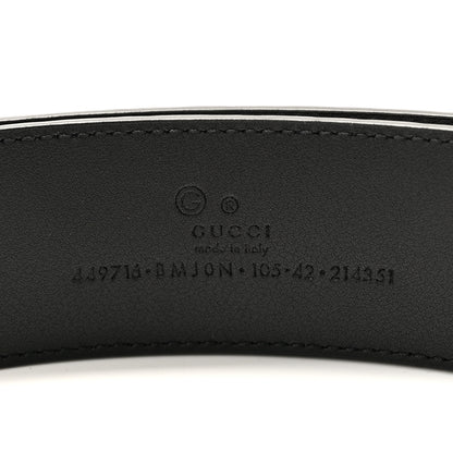 Gucci Soft Microguccissima 40mm Belt 100 40 Black 3 of 3