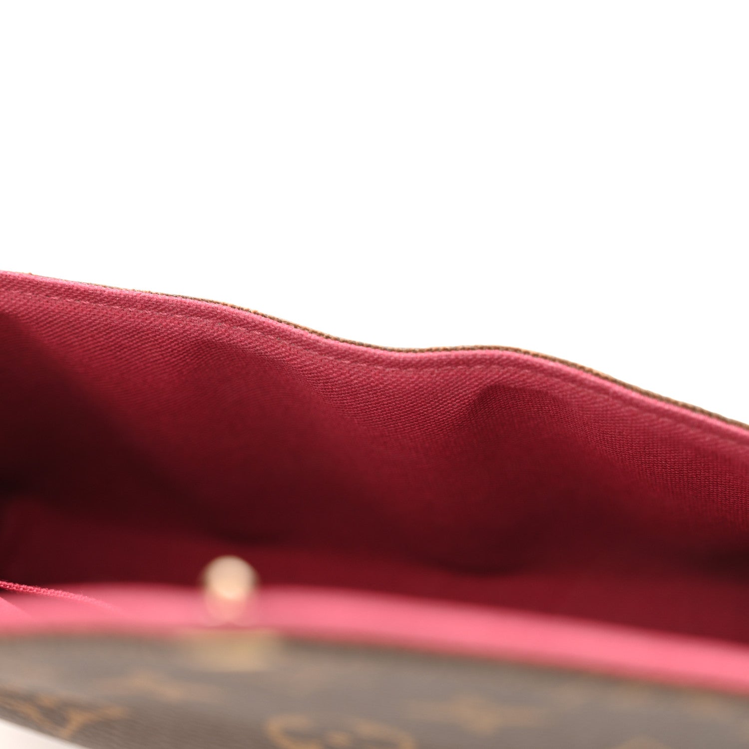 Louis Vuitton Monogram Pochette Felicie Chain Wallet Fuchsia 14 of 17