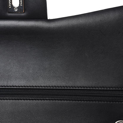 Chanel Patent Quilted Jumbo Double Flap Black 12 of 17
