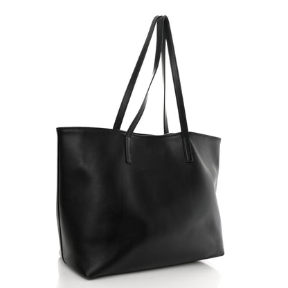Prada City Calf Front Pocket Large Shopping Tote Black 3 of 13
