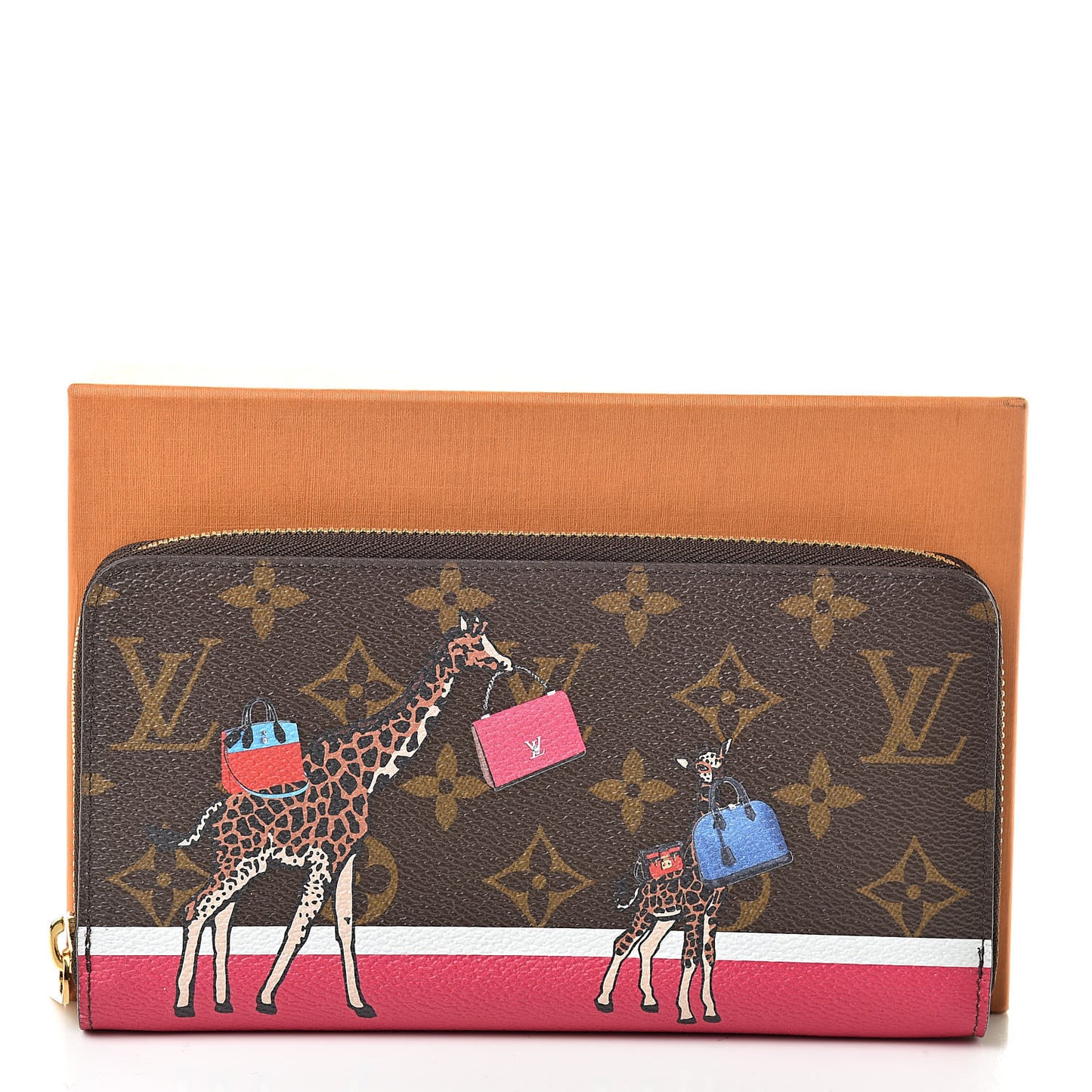Monogram 2017 Christmas Animation Zippy Wallet