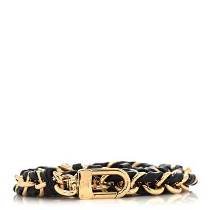 Louis Vuitton Calfskin Multi Pochette Chain Shoulder Strap Black Gold 1 of 3