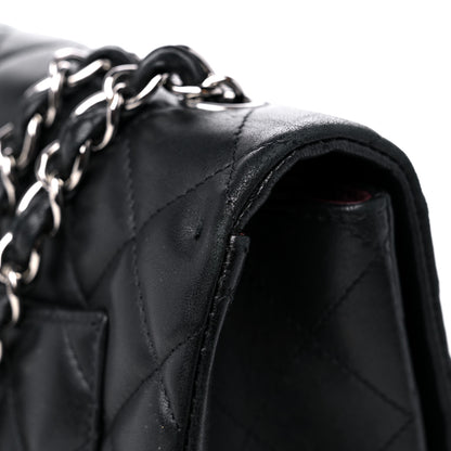 Chanel Lambskin Quilted Jumbo Single Flap Black 13 of 14