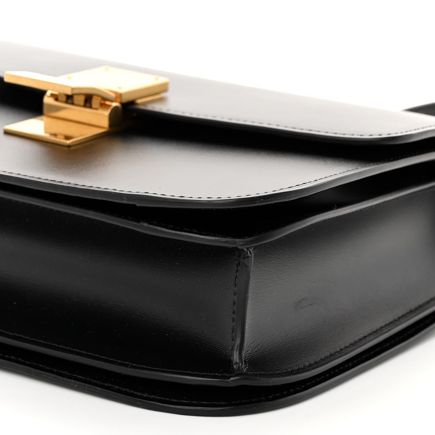 Celine Box Calfskin Medium Classic Box Flap Bag Black 10 of 10
