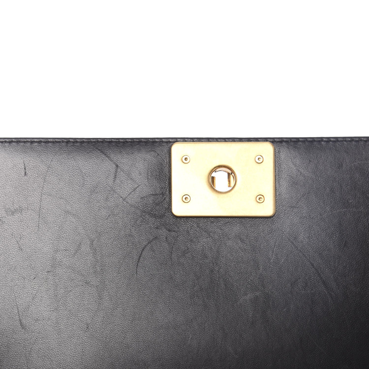 Chanel Lambskin Quilted Medium Boy Flap Black 8 of 13