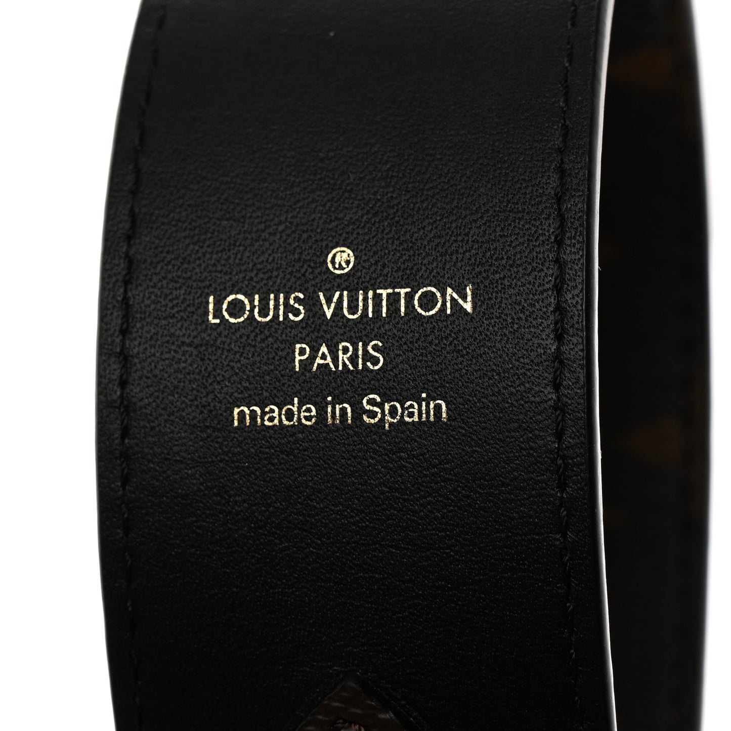 Monogram Bandouliere Shoulder Strap Black