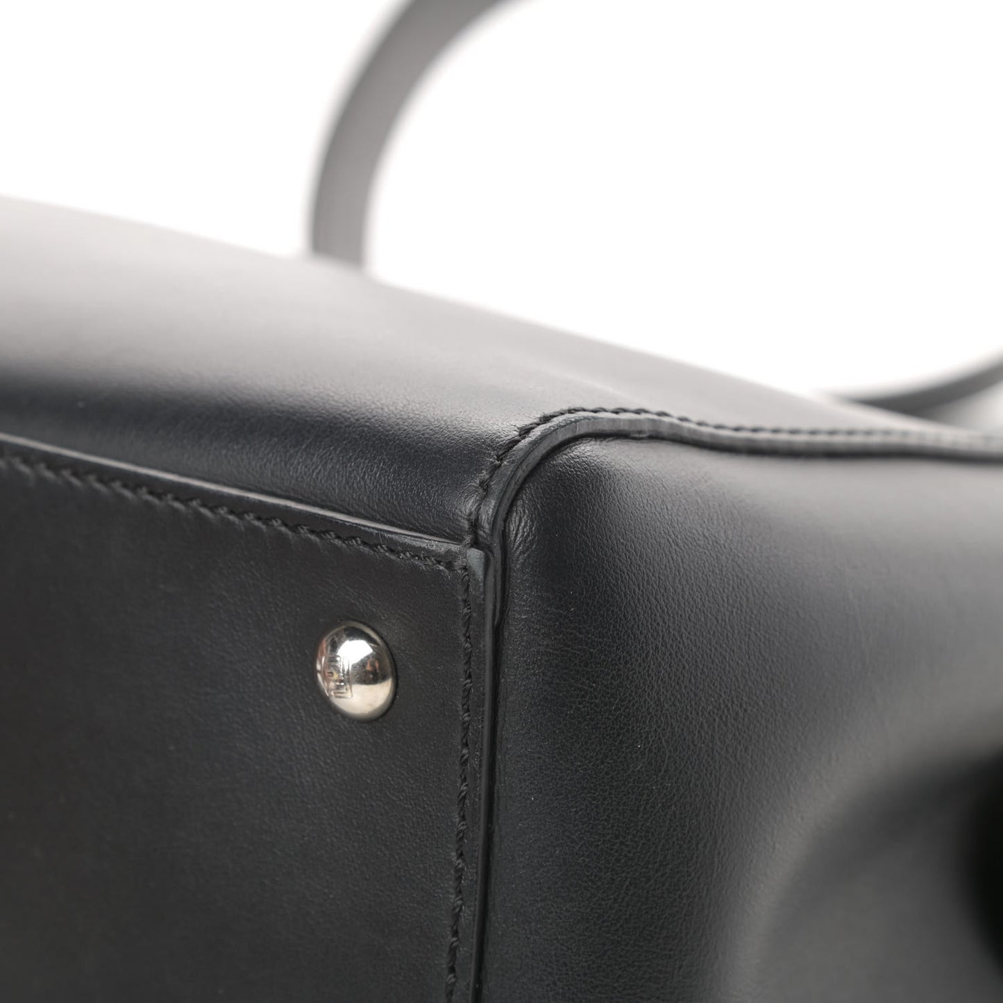 Vitello Baltico Dolce DotCom Satchel Black Blue Royal