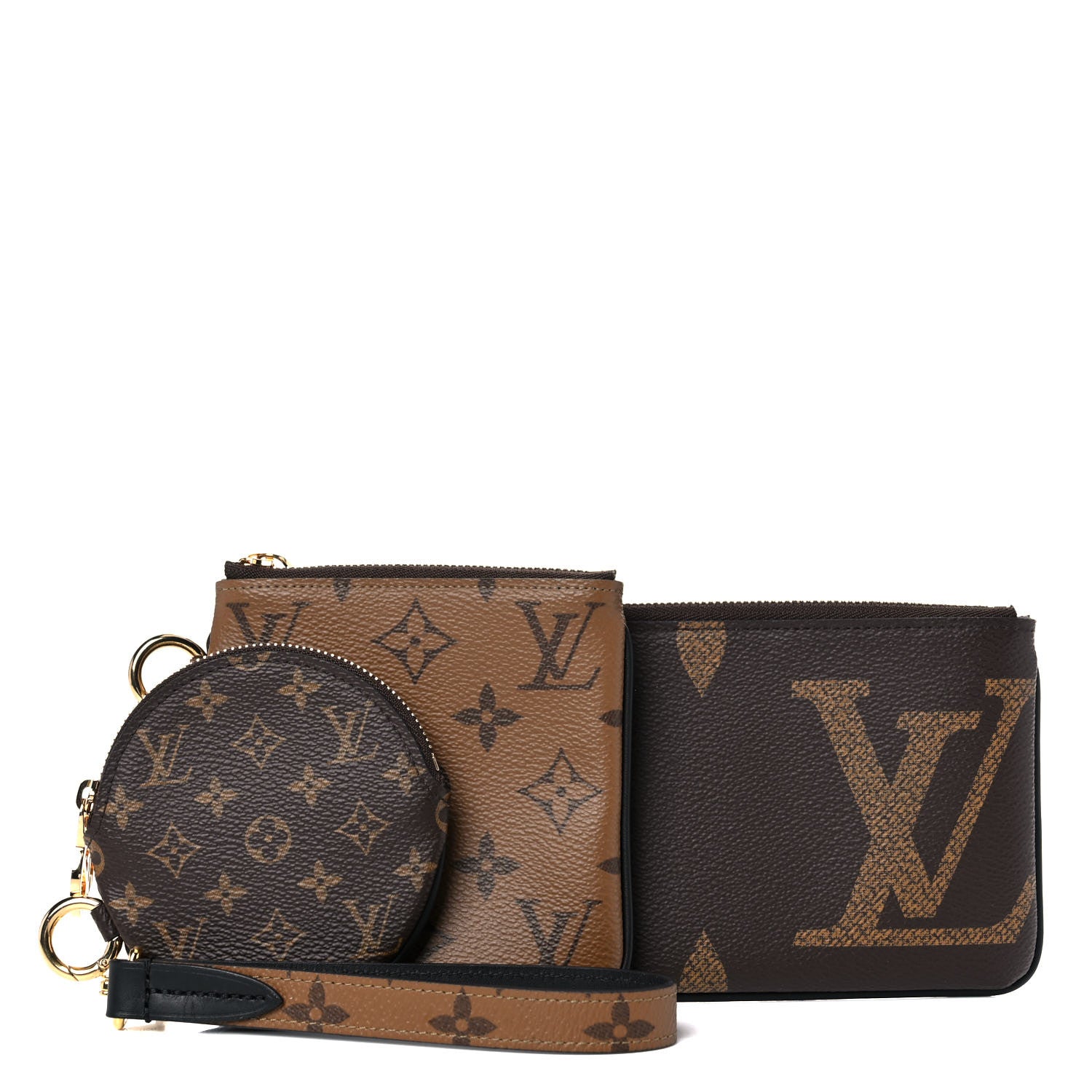 Louis Vuitton Reverse Monogram Giant Trio Pouch 3 of 14