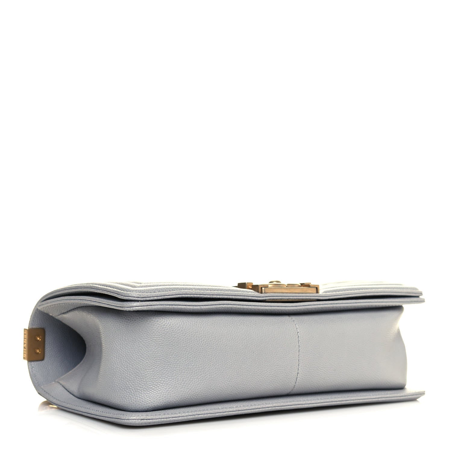 Chanel Caviar Quilted Medium Boy Flap Light Grey 4 of 11