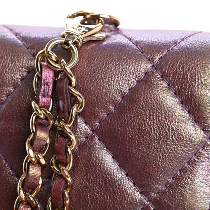 Chanel Iridescent Lambskin Quilted Airpods Pro Case Purple 14 of 16