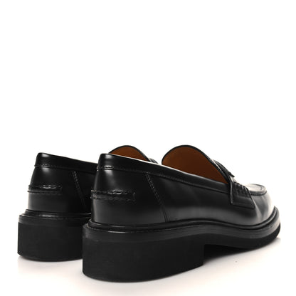 Christian Dior Brushed Calfskin Boy Loafers 39.5 Black 4 of 9