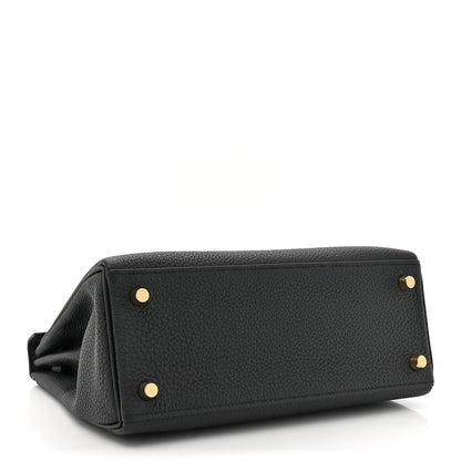 Hermes Togo Kelly Retourne 25 Black 4 of 12
