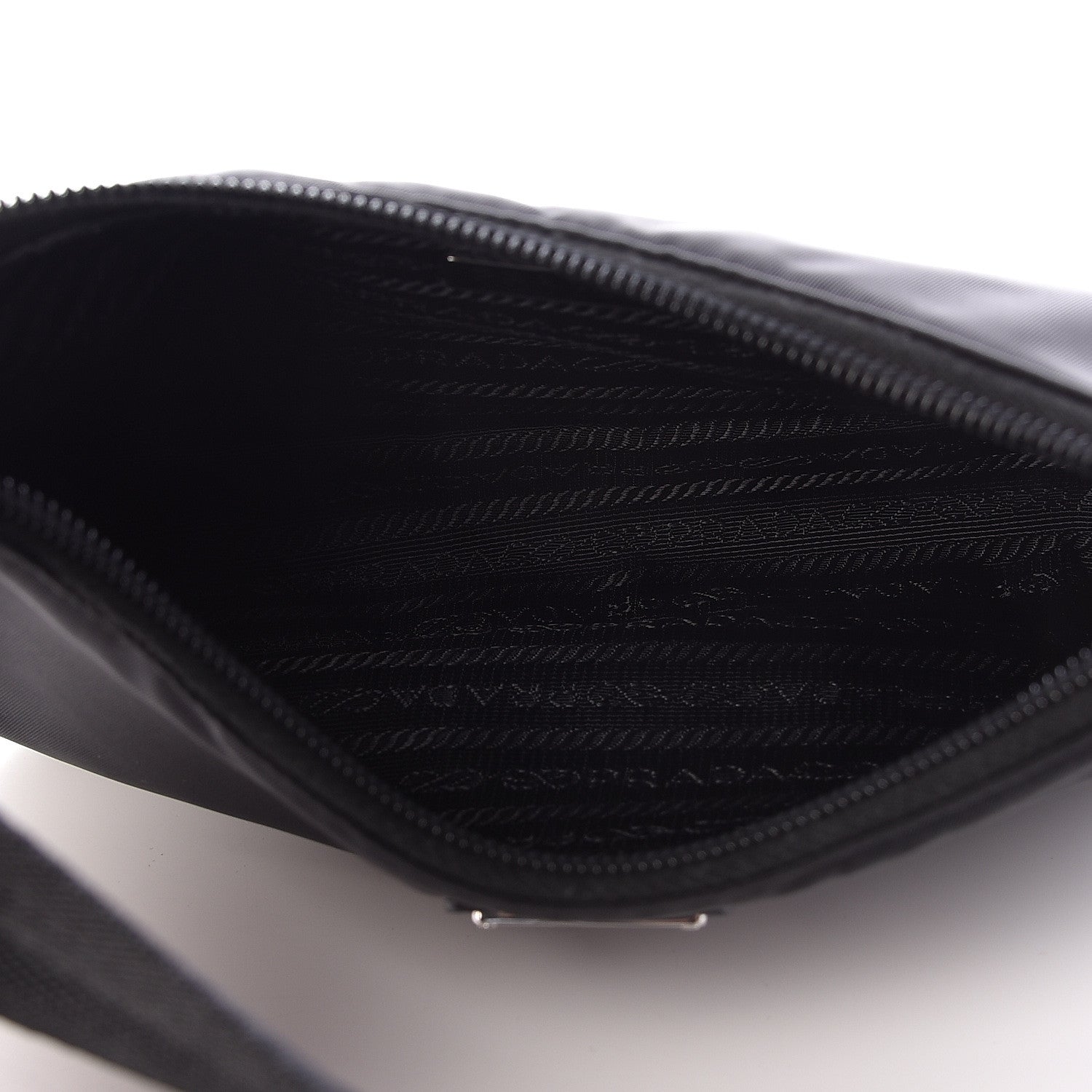 Prada Tessuto Nylon Mini Re-Edition 2000 Bag Black 5 of 12