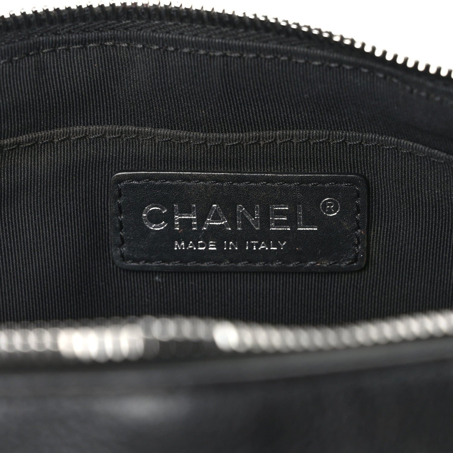 Chanel Grained Calfskin Quilted Casual Rock Waist Bag Fanny Pack Black 6 of 9