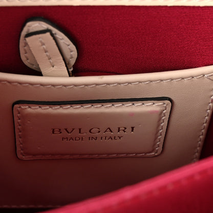 Bulgari Calfskin Serpenti Forever Top Handle White 7 of 10