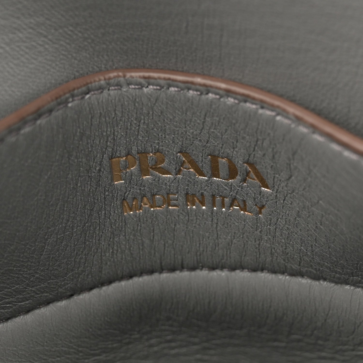Prada Saffiano Cuir Bi-Color Medium Double Bag Caramel Marmo 7 of 13