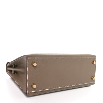 Hermes Epsom Kelly Sellier 25 Etoupe 4 of 10