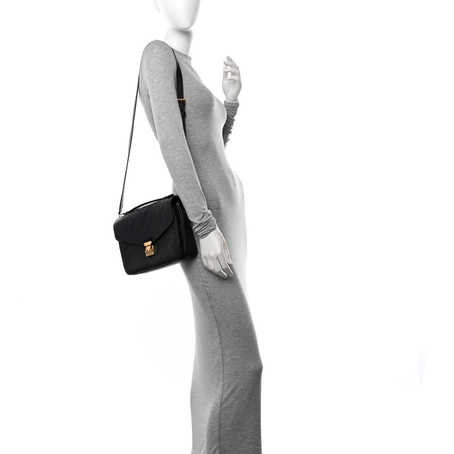 Louis Vuitton Empreinte Pochette Metis Black 2 of 14