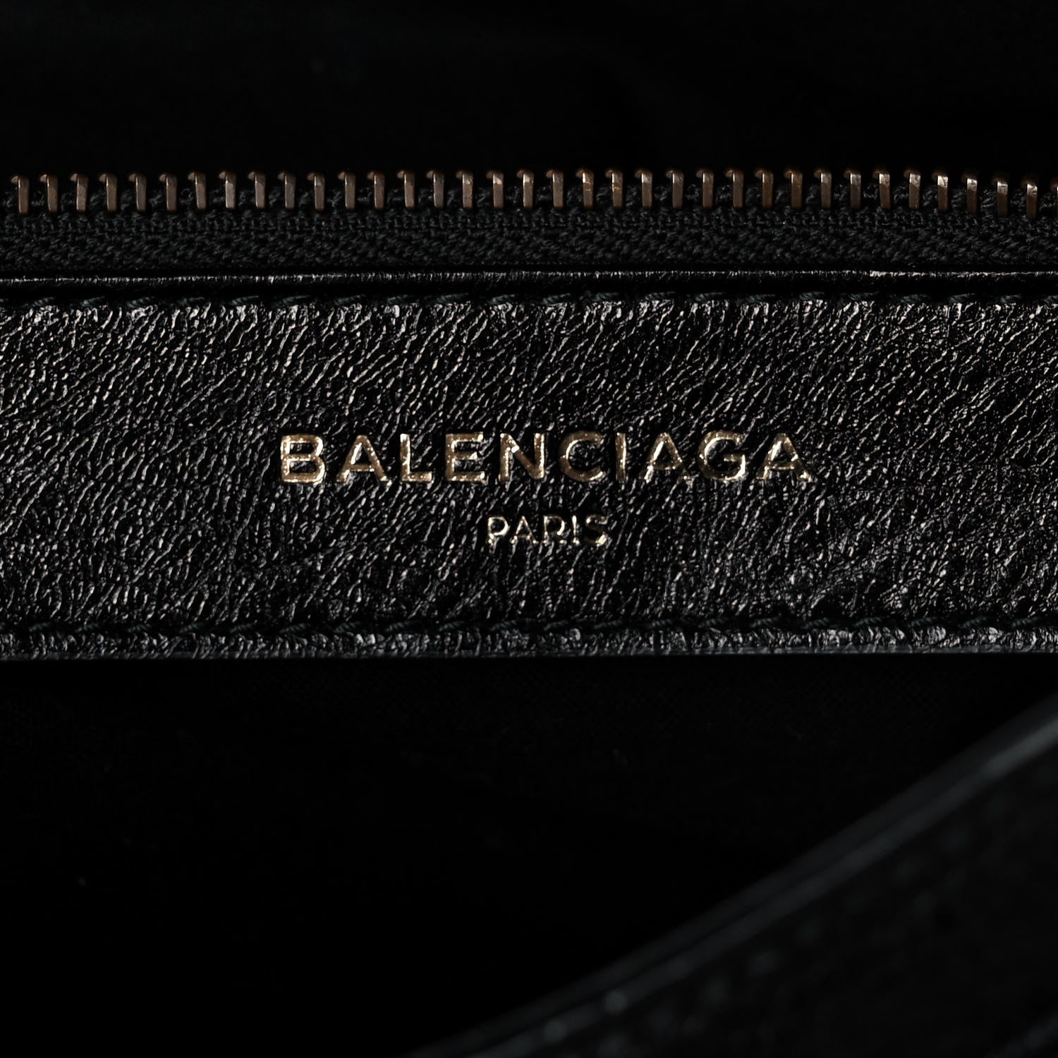Balenciaga Agneau Classic Hardware S City Logo Strap Black White 6 of 14