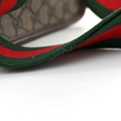 Gucci GG Supreme Monogram Web Medium Neo Vintage Flap Messenger Bag Beige New Acero 12 of 12
