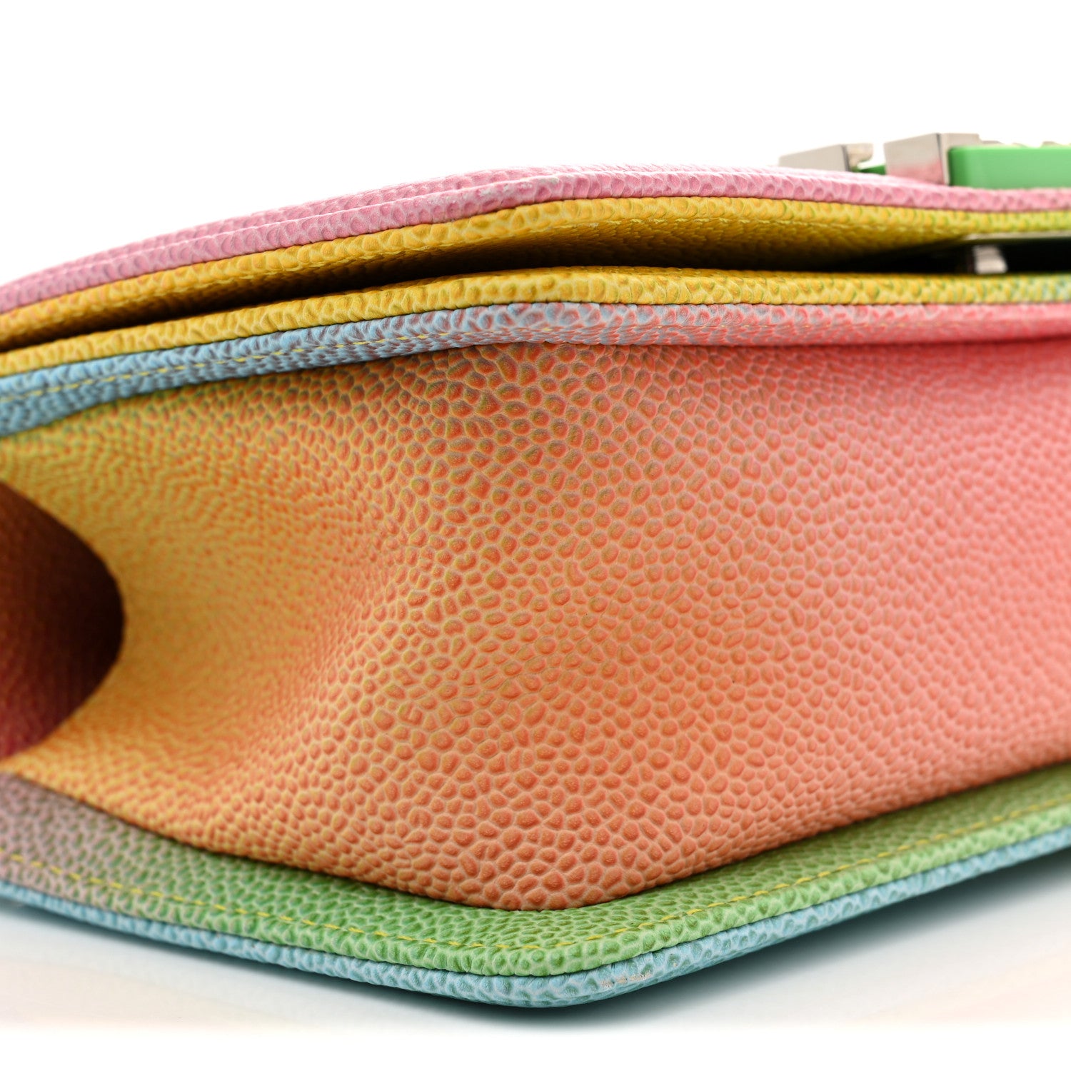 Chanel Caviar Quilted Small Cuba Rainbow Boy Flap  Multicolor 9 of 11
