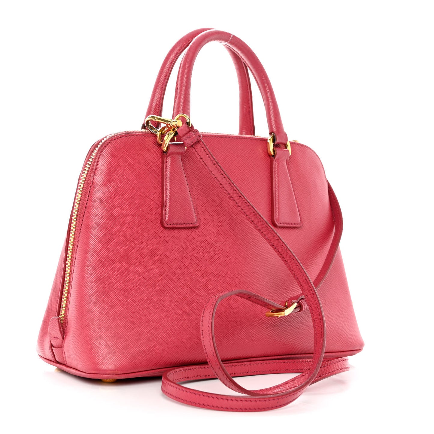 Saffiano Lux Medium Promenade Tote Peonia