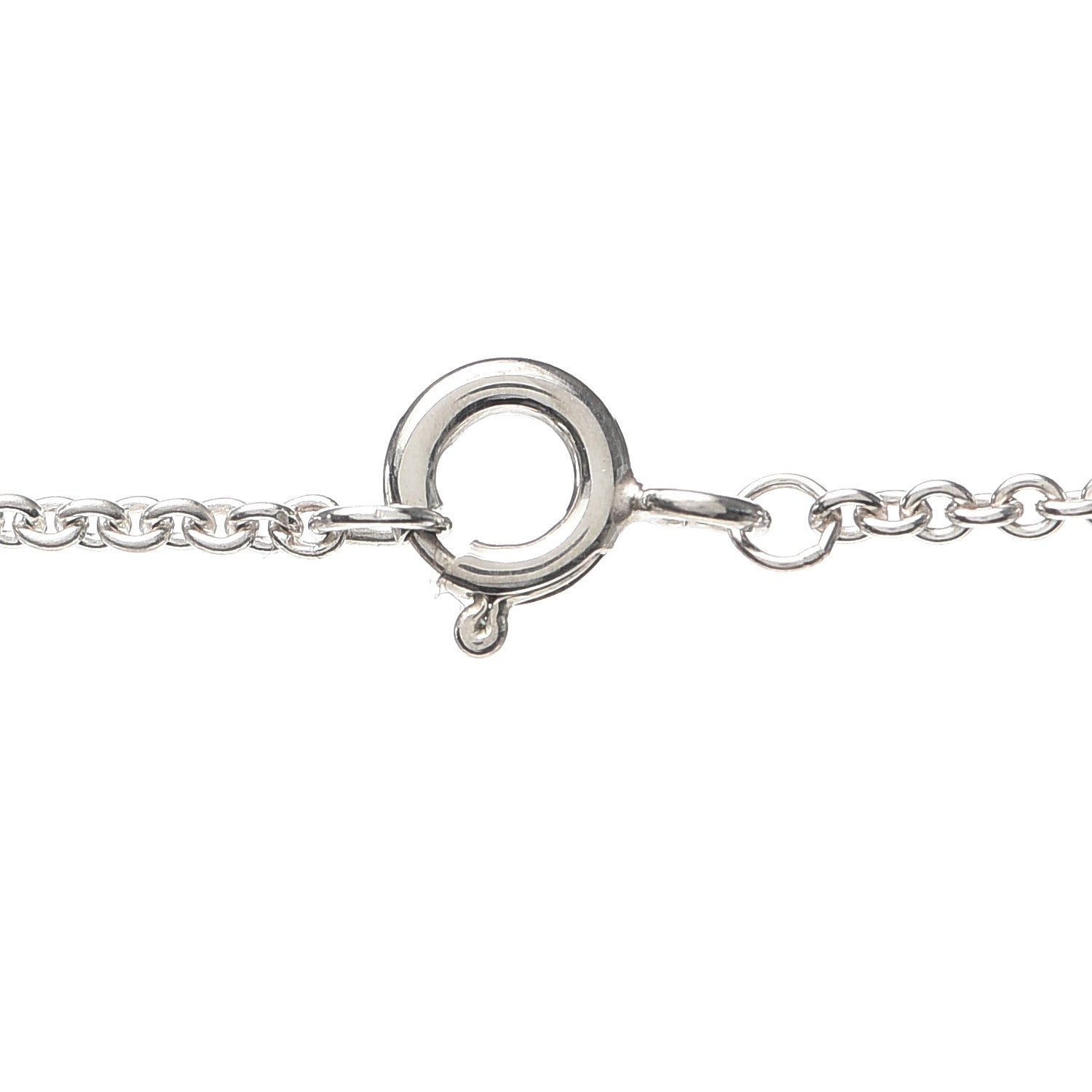 Tiffany Sterling Silver Heart Lariat Necklace 4 of 6