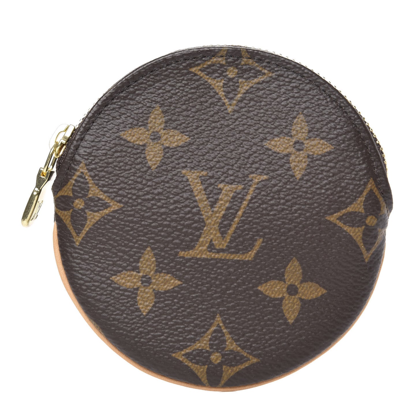 Monogram Round Coin Purse