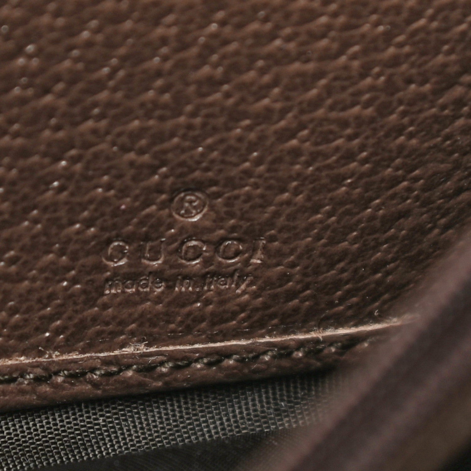 Gucci GG Supreme Monogram Web Ophidia Continental Wallet Brown 6 of 9
