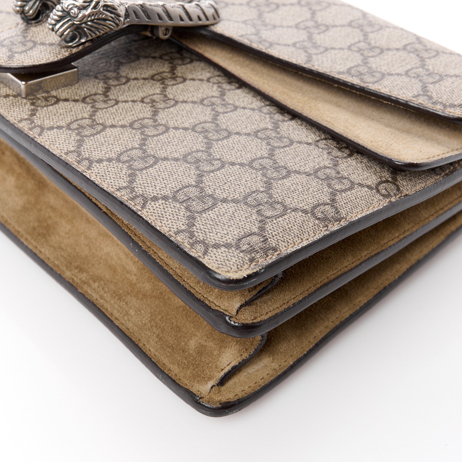 Gucci GG Supreme Monogram Small Dionysus Shoulder Bag Taupe 15 of 16
