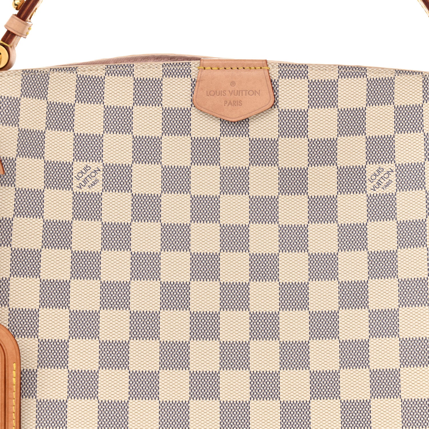 Louis Vuitton Damier Azur Graceful PM Rose Ballerine 8 of 11