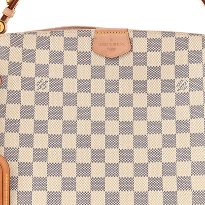 Louis Vuitton Damier Azur Graceful PM Rose Ballerine 8 of 11