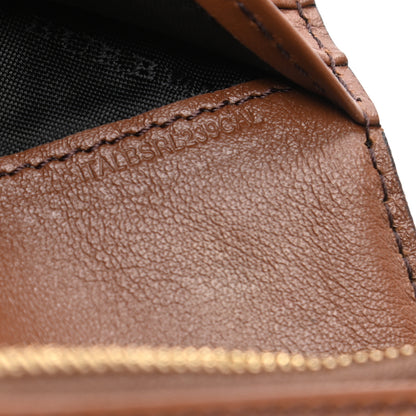 Burberry Grainy Calfskin House Check Continental Wallet Tan 7 of 13