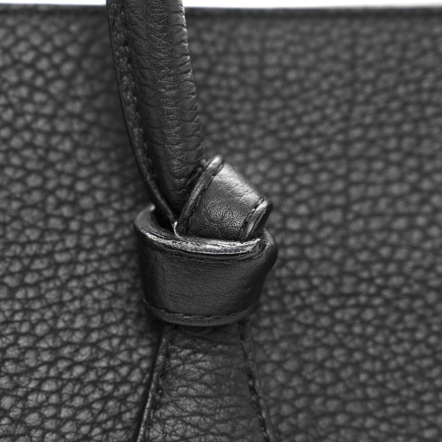 Celine Crisped Calfskin Mini Tie Knot Tote Black 12 of 13