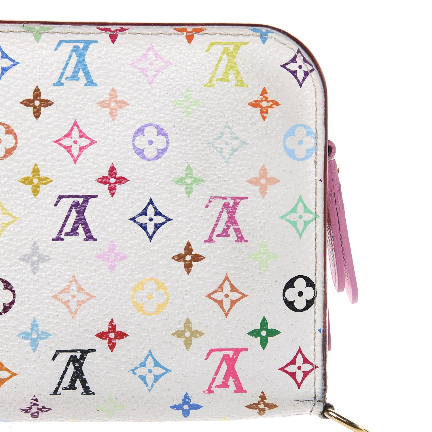 Louis Vuitton Monogram Multicolor Insolite Wallet White Litchi 11 of 15
