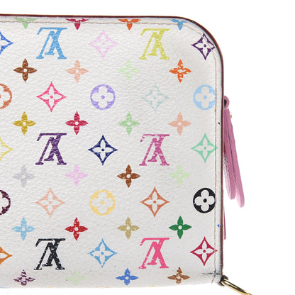 Louis Vuitton Monogram Multicolor Insolite Wallet White Litchi 11 of 15