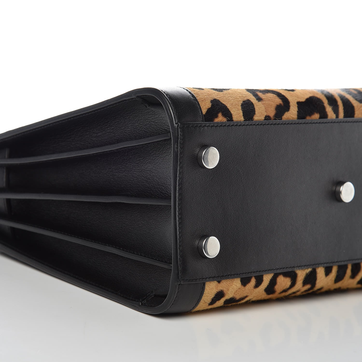 Saint Laurent Pony Hair Leopard Print Baby Sac De Jour Black 8 of 11