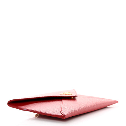 Prada Vitello Move Envelope Wallet Lacca 4 of 7