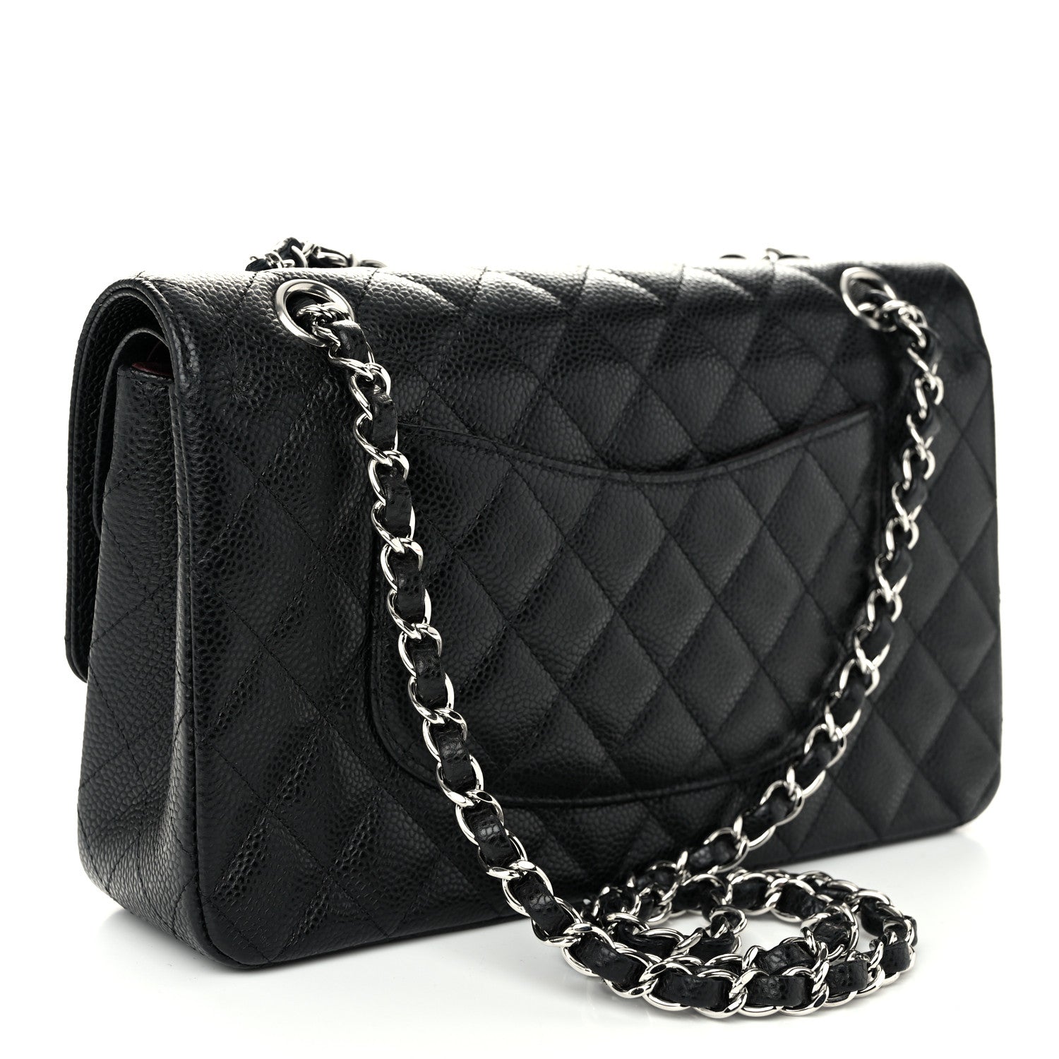Chanel Caviar Quilted Medium Double Flap Black 3 of 10