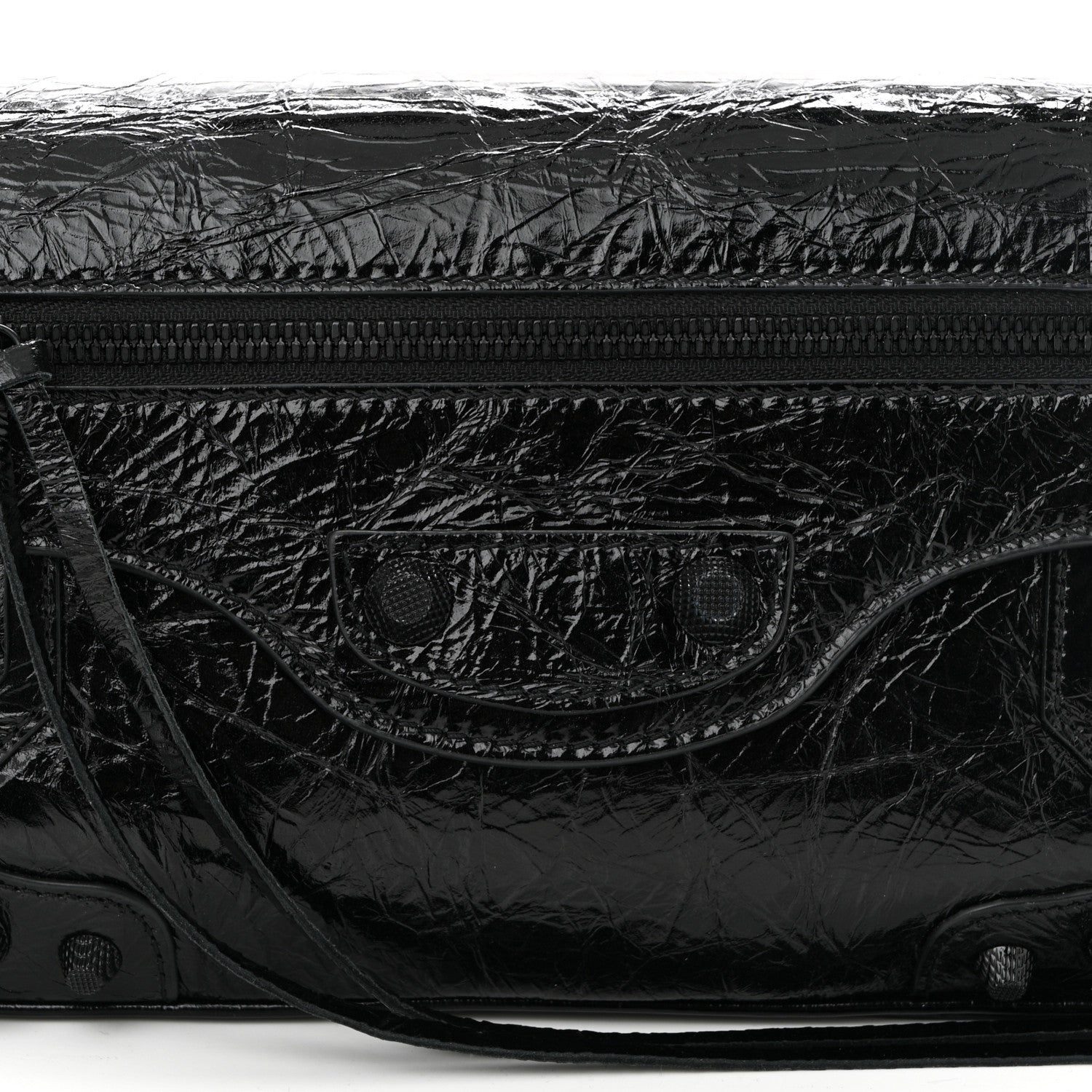 Balenciaga Agneau Arena Small Le Cagole Sling Bag Black 8 of 10