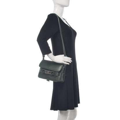 Proenza Schouler New Linosa Mini PS11 Classic Shoulder Bag Verde Bottiglia 2 of 11
