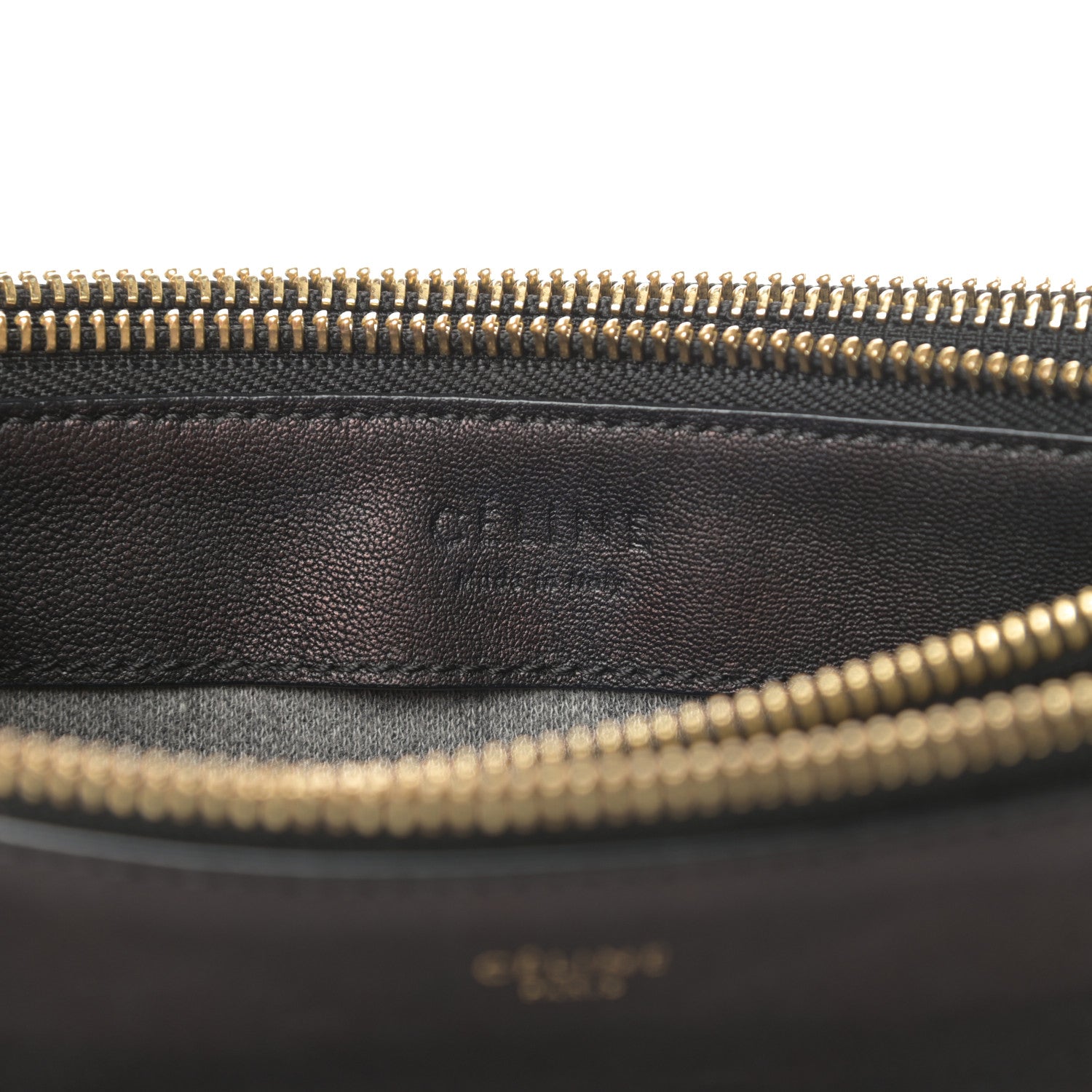 Celine Lambskin Large Trio Crossbody Bag Black 8 of 14