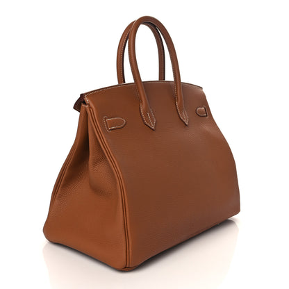 Hermes Togo Birkin 35 Gold 4 of 11