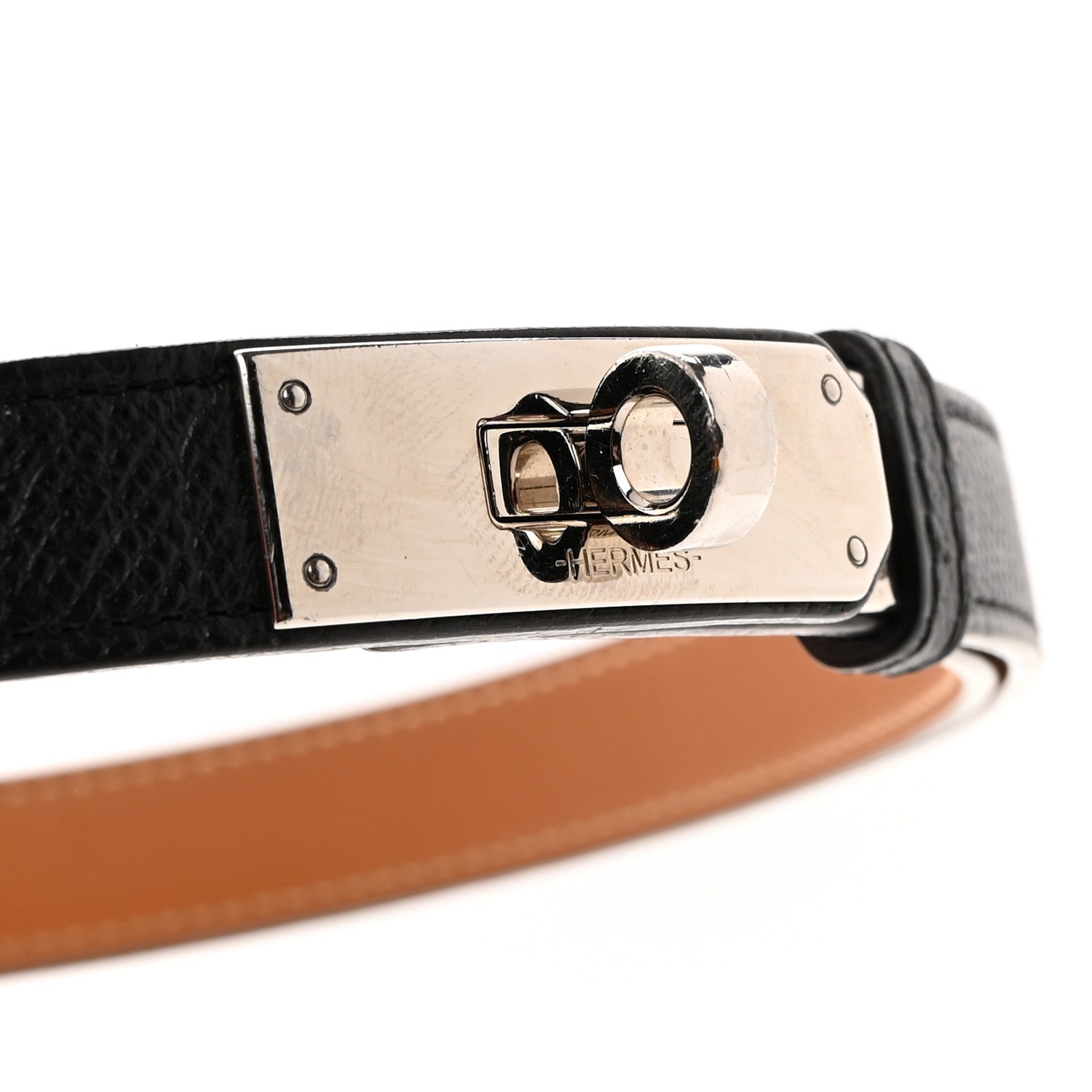 Hermes Epsom Kelly Belt Black 3 of 5