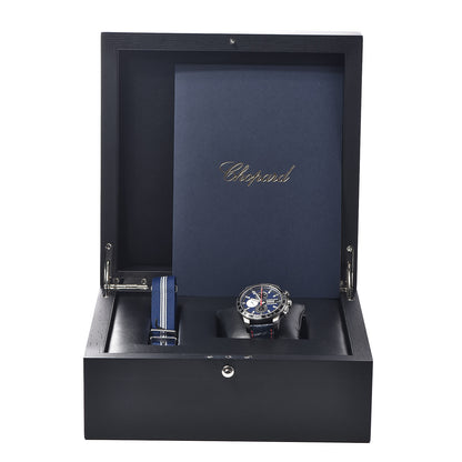 Chopard Stainless Steel Alligator 46mm Grand Prix de Monaco Historique Automatic Watch Blue 10 of 10