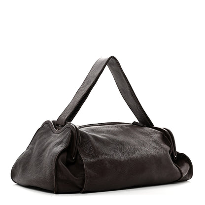 Bottega Veneta Cervo Deerskin Shoulder Bag Ebano 3 of 9